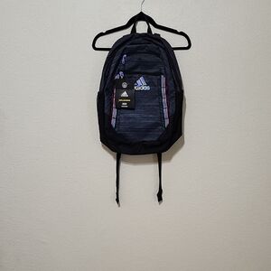 Adidas Black and Gray Sporty Backpack
